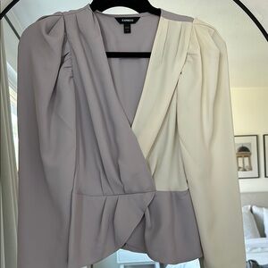 Express Two-Tone Blouse